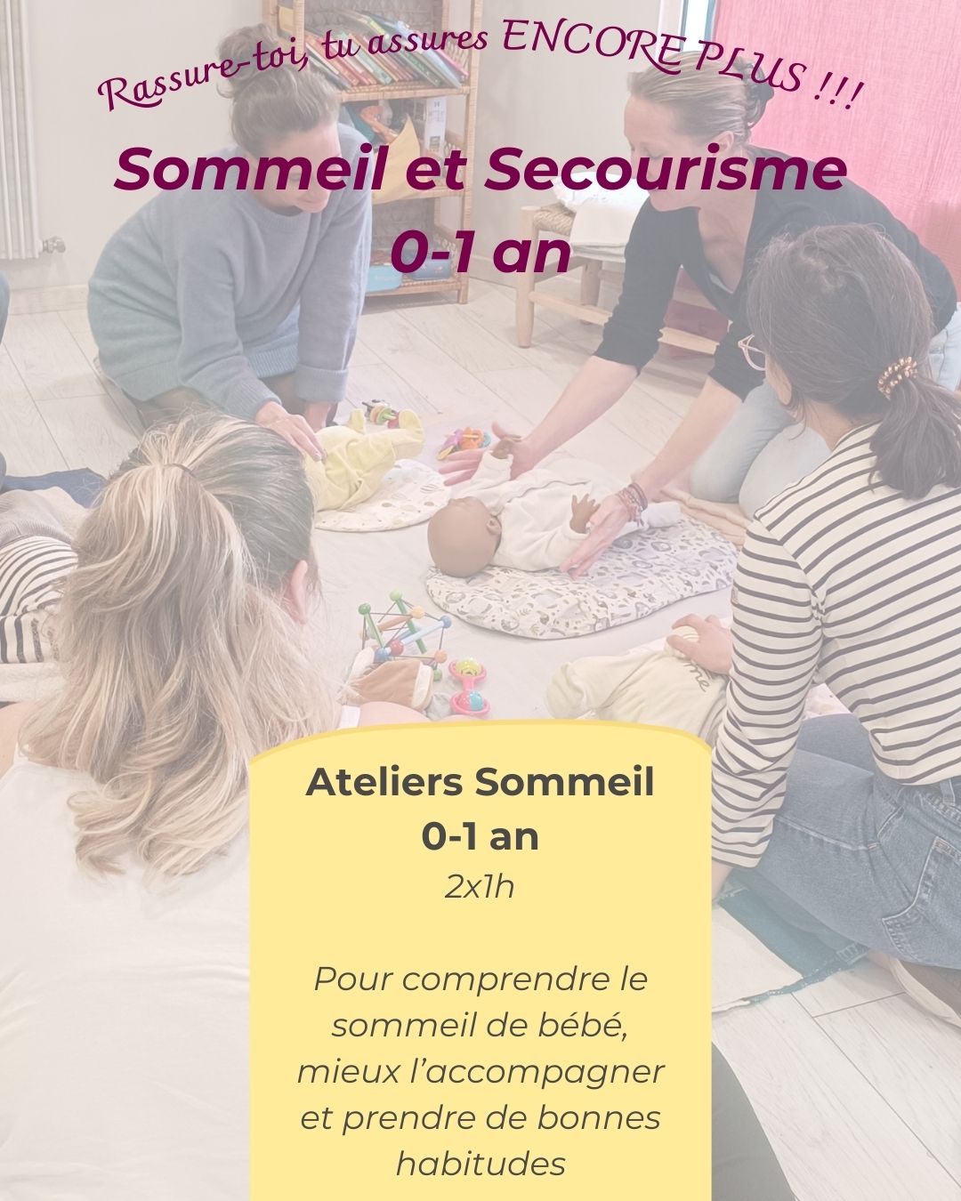 secourisme bébé sommeil