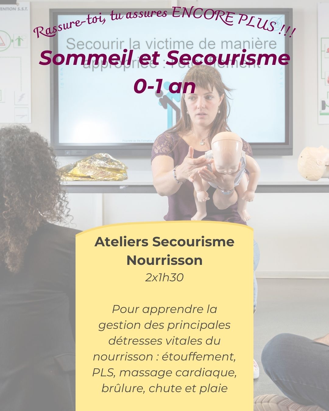 secourisme bébé sommeil
